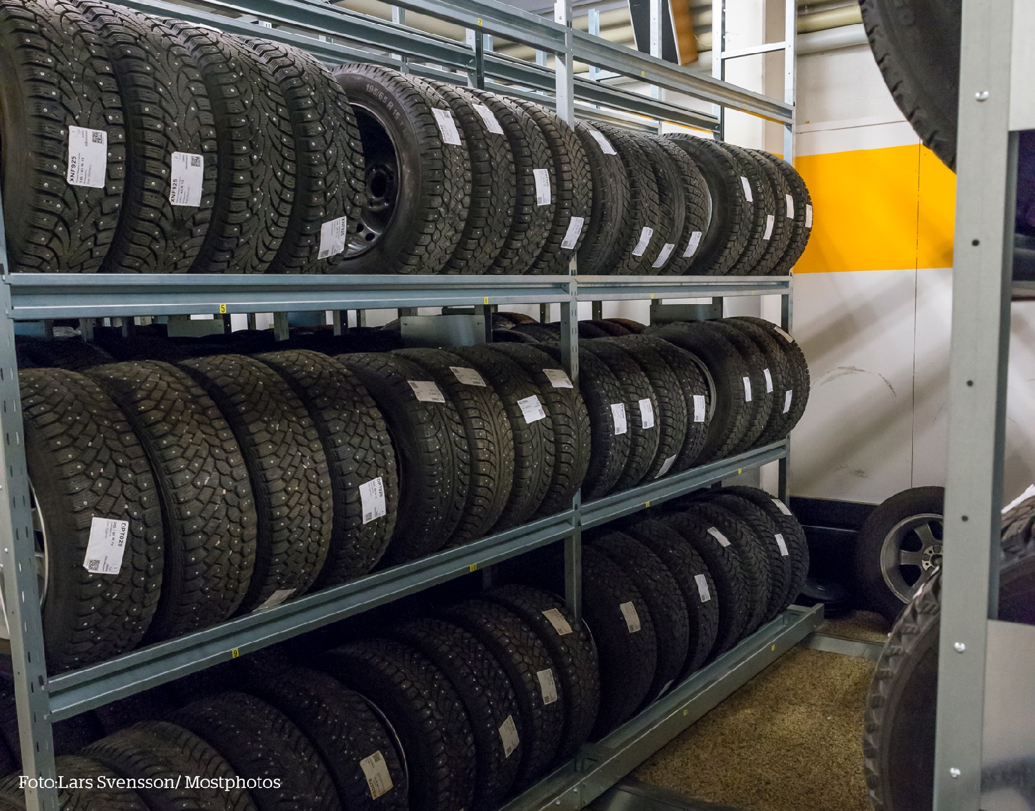 Dekk på rekke og rad hos Mekonomen dekkhotell